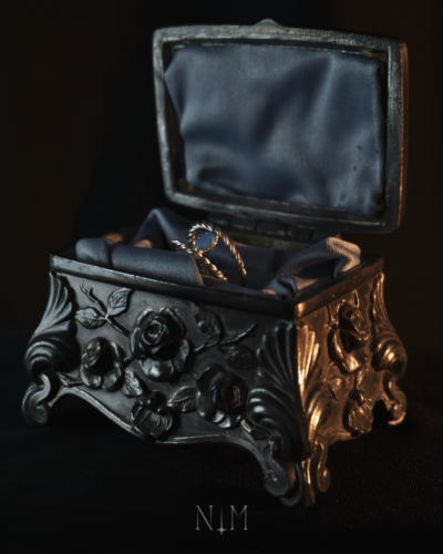 Twisted Ring With Opal