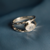 Twisted Moonstone Ring