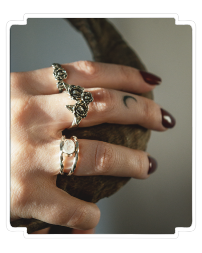 Twisted Moonstone Ring