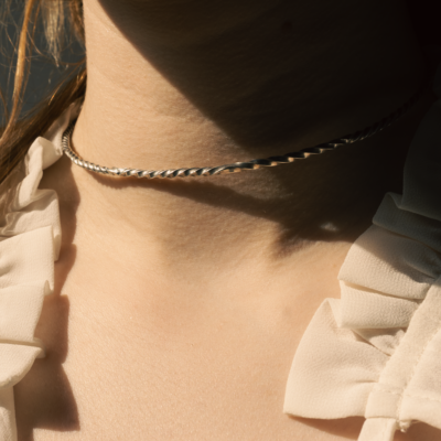 Swirling Pattern Necklace