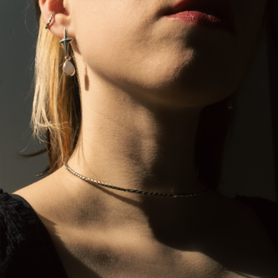 twisted necklace06 Swirling Pattern Necklace