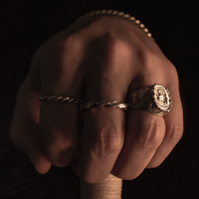 Twisted Bulky Ring - 63