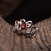 Orange Swirl Ring - 54