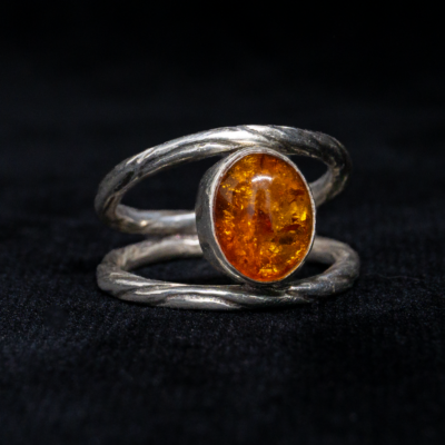 Ancient Amber Ring - 54